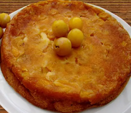 GÂTEAU VOSGIEN AU FROMAGE AUX MIRABELLES - CUISINE TERROIRS